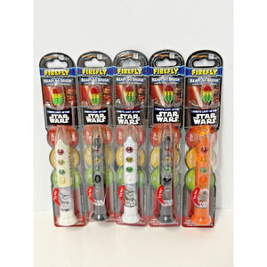 Star Wars Timer Light-Up Firefly Dr Fresh Toothbrush NEW Set of 5 2016